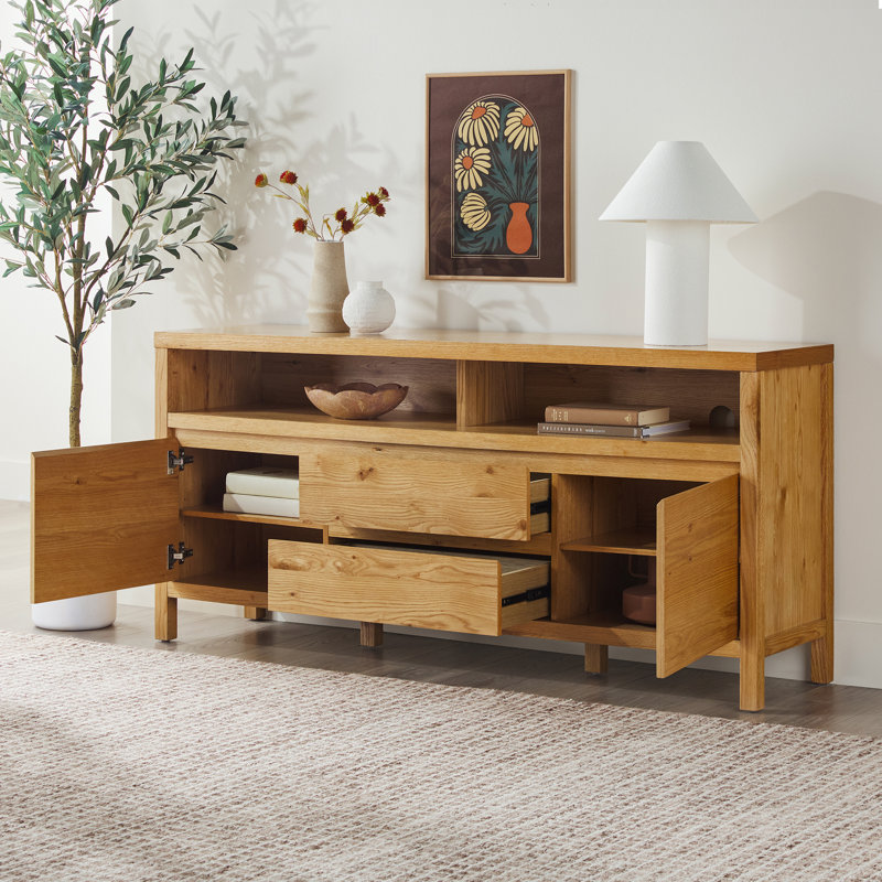 Buffet 65 po Modern Farmhouse, Chêne blanc