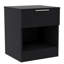 Tanishi 1 Drawer Bedside Chest With Open Storage Shelf Modern Bedroom Nightstand-236771837