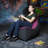 Pixel Gamer Bean Bag Chair - Game Room/Home Theater Bean Bag Chair, Premium Vinyl - Dark Denim-20451914