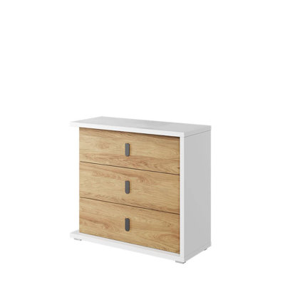 Sadena 100 cm W Chest of 3 Drawers