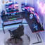 Makoy 51.2'' L-Shaped Gaming Desk-253507163
