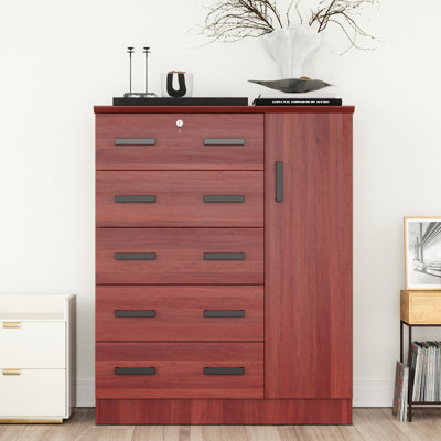Odesser 56" Tall Dresser, Wardrobe Combo
