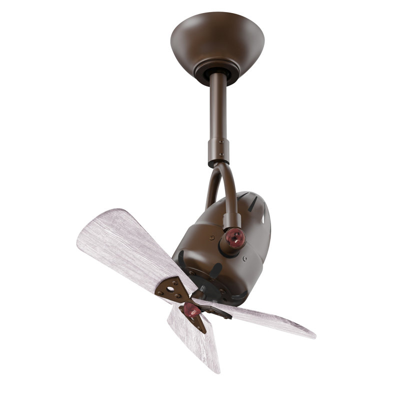 Downrod Ceiling Fan, Barn Wood Tone, Textured Bronze
