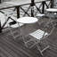 Ensemble bistro 3 pièces de terrasse et chaises pliables