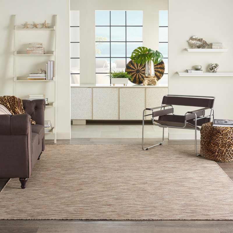 Solid Colour Indoor / Outdoor Area Rug, Rectangle 152 x 213cm