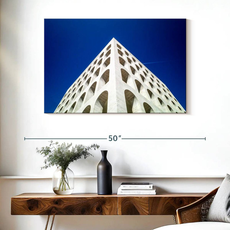 Colosseo Quadrato In Rome, 26" H x 39" W