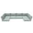 Sunbrella Outdoor Replacement Cushion for Sofa Set, 5" Thickness, Pack of 14 Pcs-259704927
