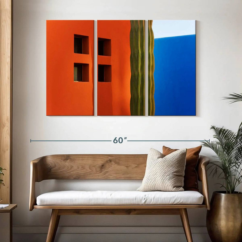 Harnek Corner Cactus, 32" H x 50" W