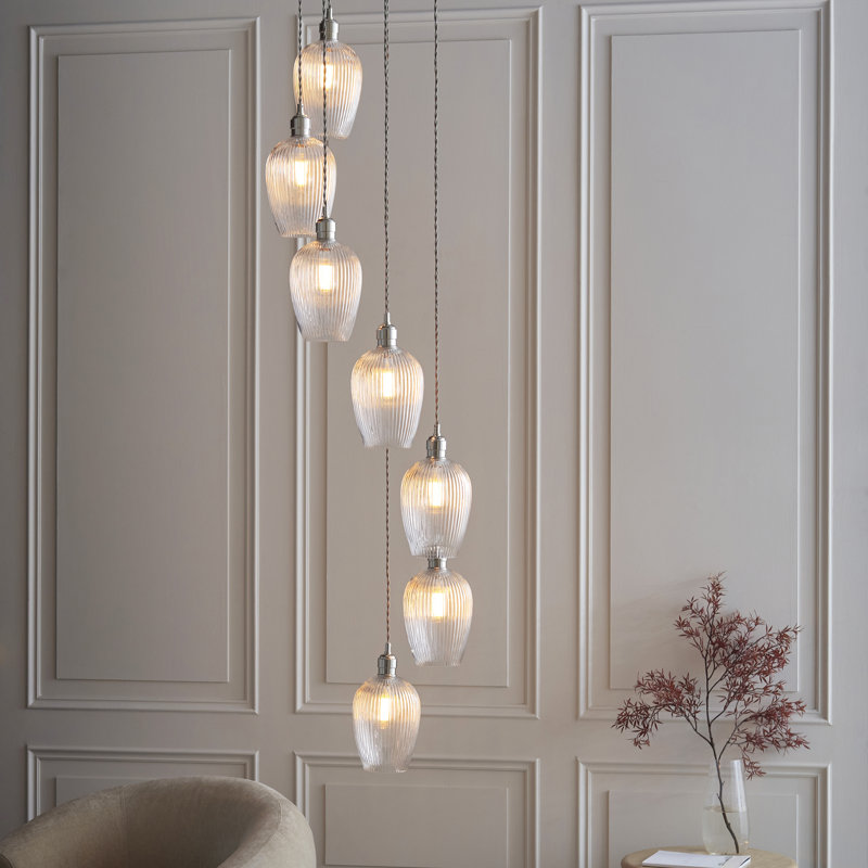 Alans 7 - Light Chandelier, Nickel