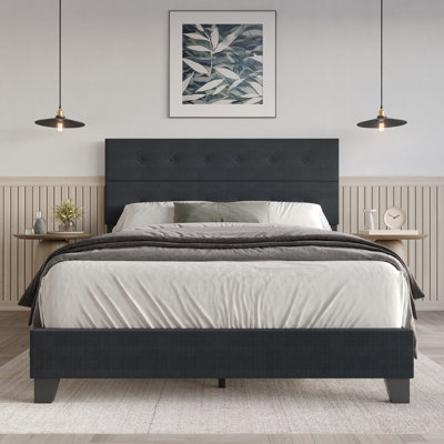 Sherlyne Upholstered Unfinished Standard Bed