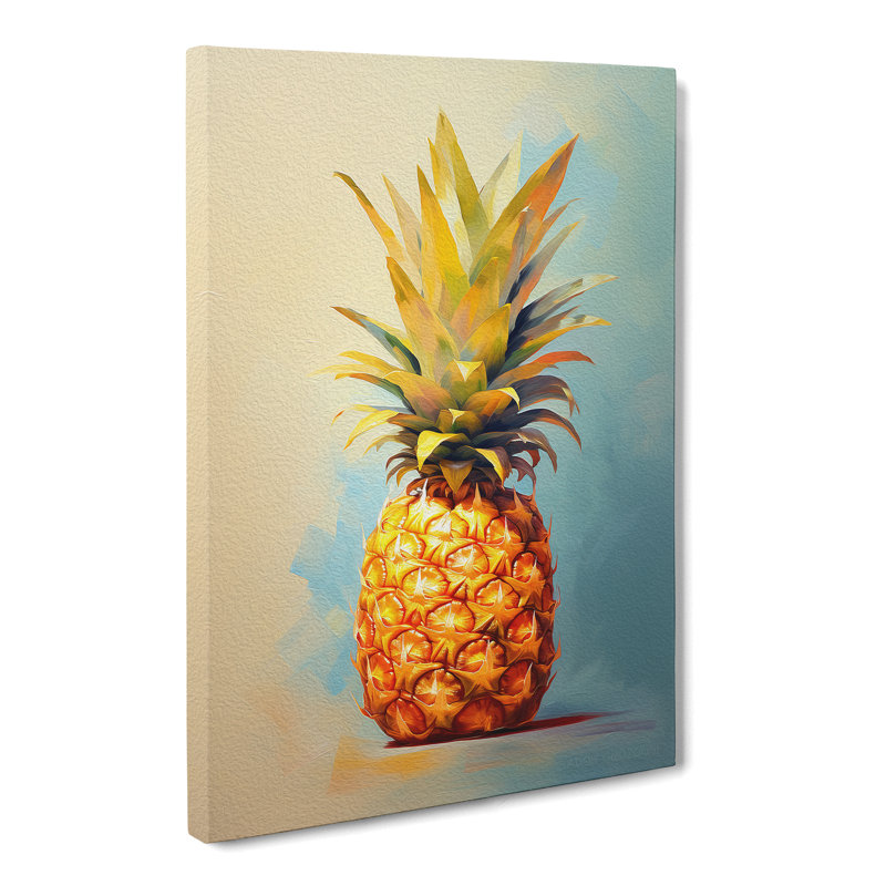 Pineapple Modern - Wrapped Canvas, 60cm H x 40cm W x 3cm D