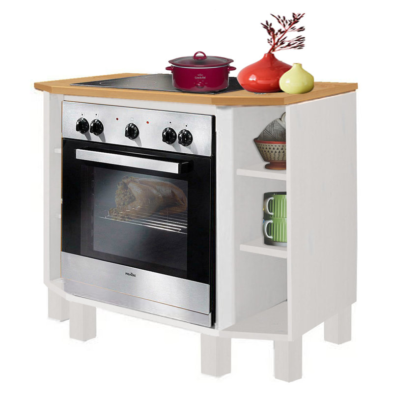 Edgarton Matte Base Unit, White/Honey