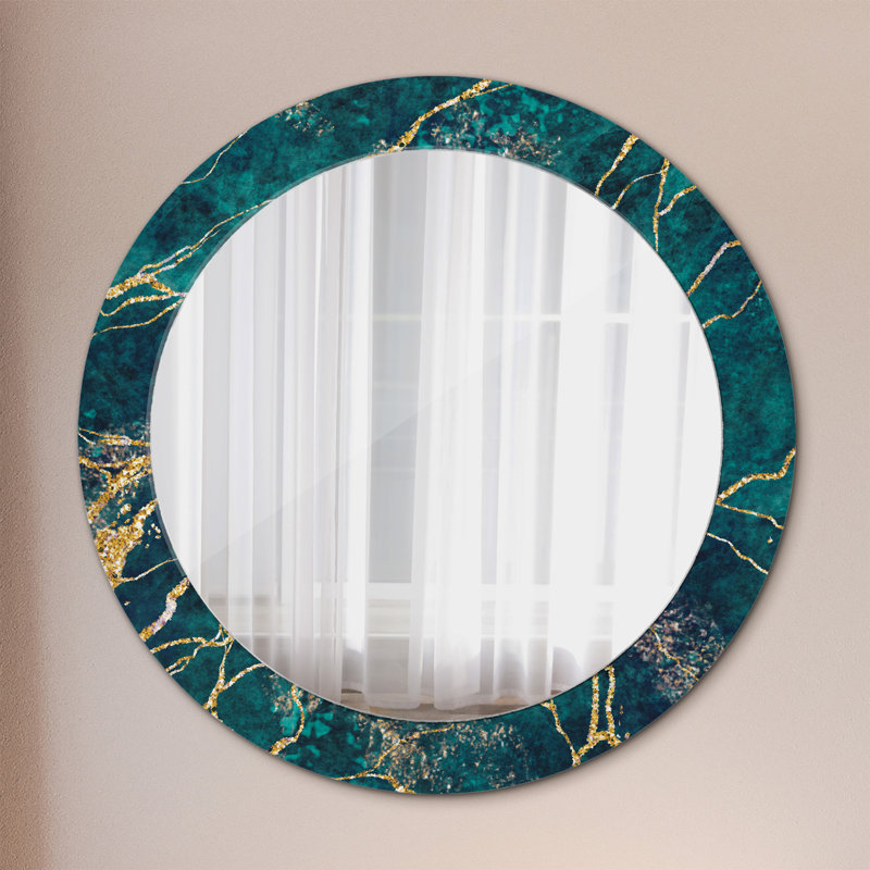Huldar Glass Flat Wall Mirror, 70cm H x 70cm W