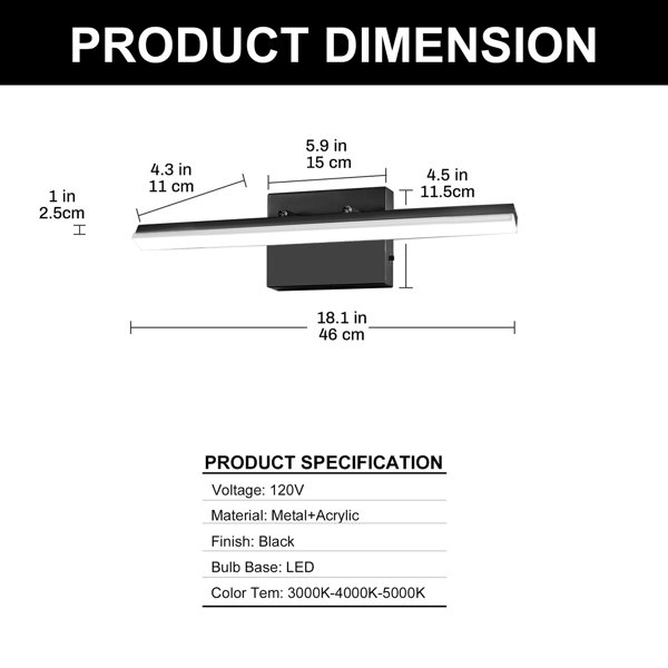 Dimensions du produit