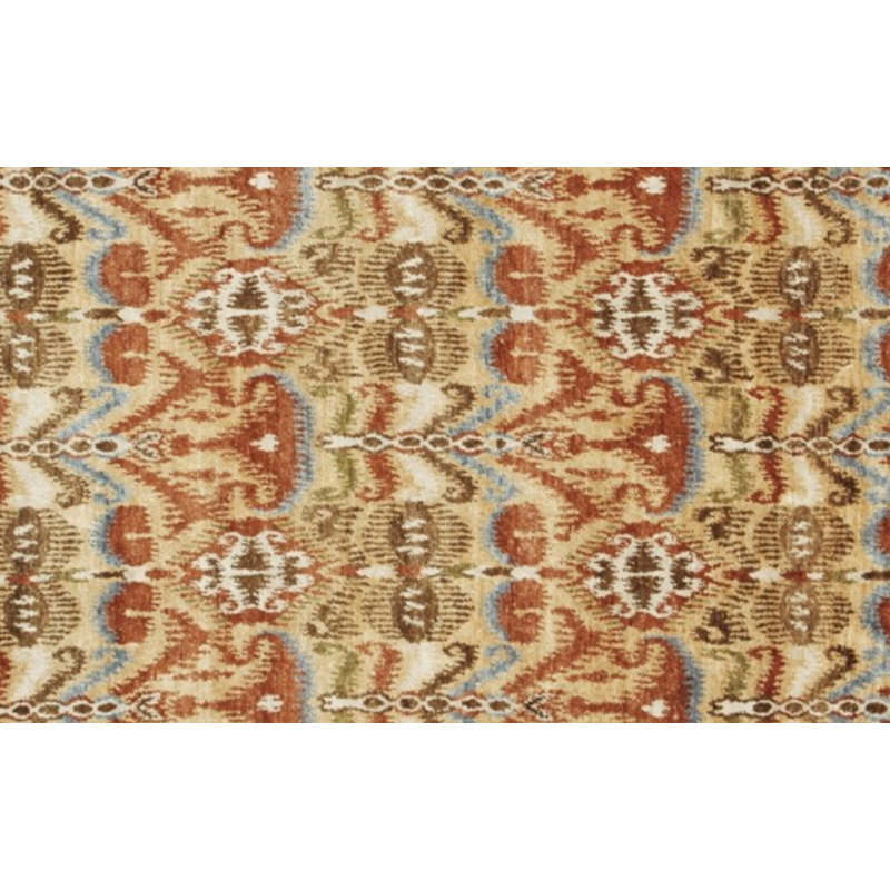 Tapis unique en soie de bambou noué à la main beige 5 pi x 8 pi Purdey