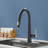 Topcraft Single Handle Single Hole Kitchen Sink Faucet with Sensor-94118629