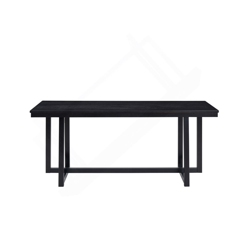 Kini Black Finish Dining Table