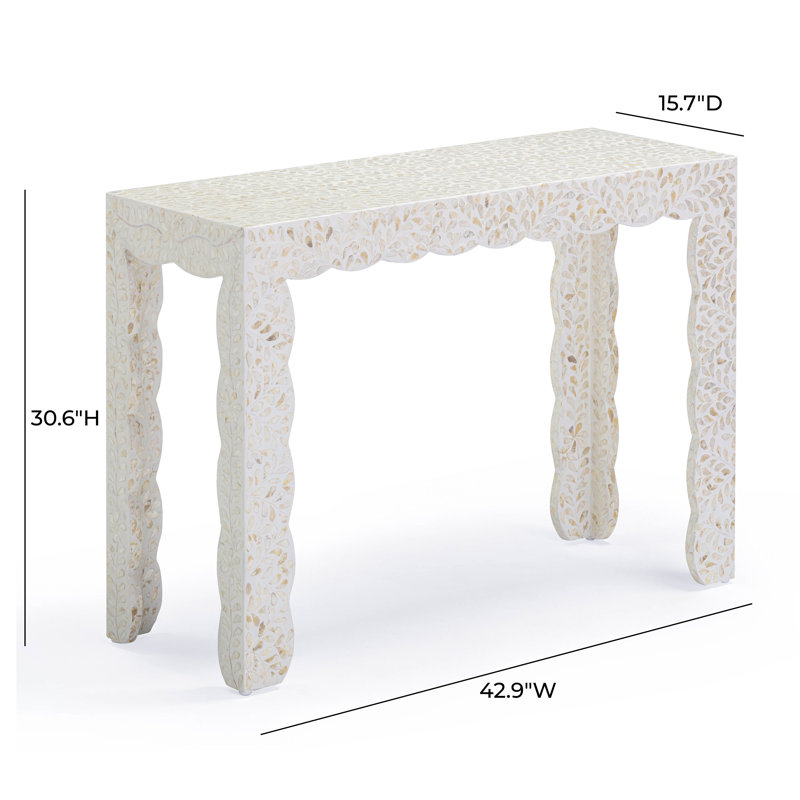 Piara Natural Capiz Shell Console