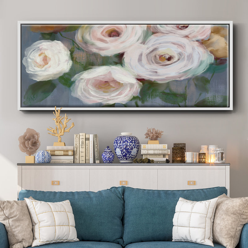 Magical Bouquet- Framed Canvas, 24" H x 60" W