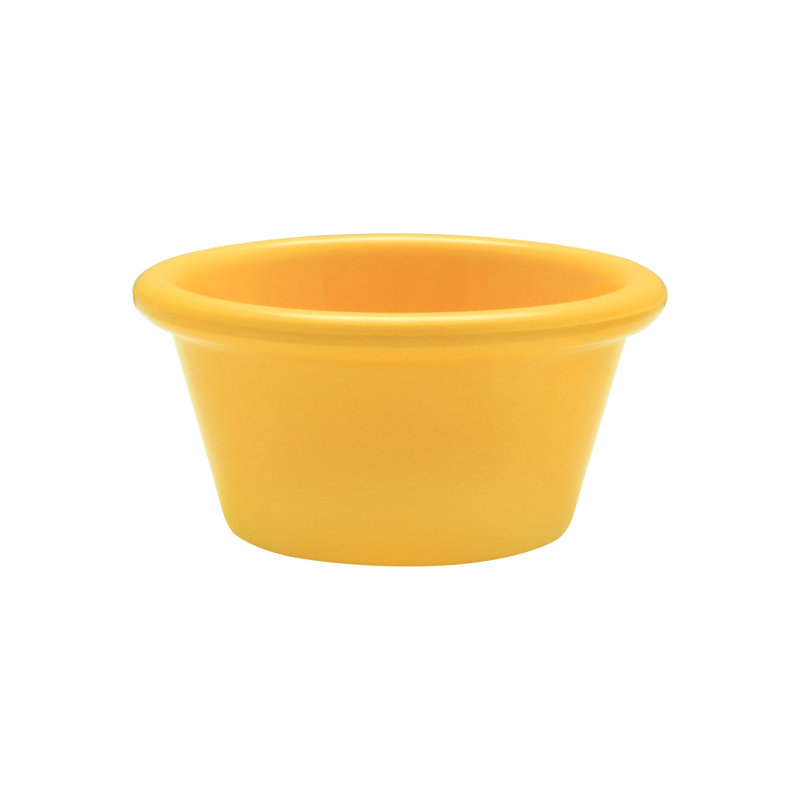 Ramequin lisser de the thunder group inc., Jaune, 2.875" W x 2.875" D