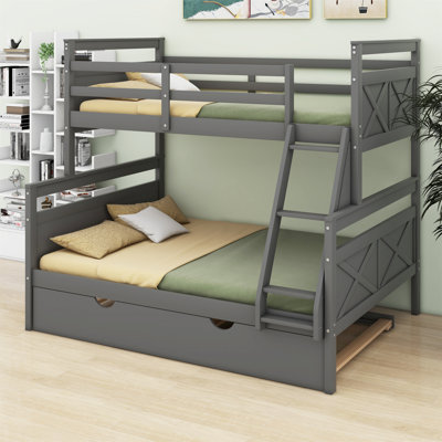 Ilima Kids Twin Over Full Bunk Bed with Trundle