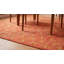 Tapis unique en laine noué à la main de 8 pi x 10 pi rouge / beige