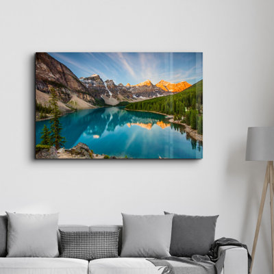 Elegant Tempered Glass Wall Art Painting, 18.1 x 28.3 inches | 100% Tempered Glass, Thickness: 0.16 inches | UV Printed for Vibrant Colors & Durability | Perfect for Home Decor & Modern Aesthetics