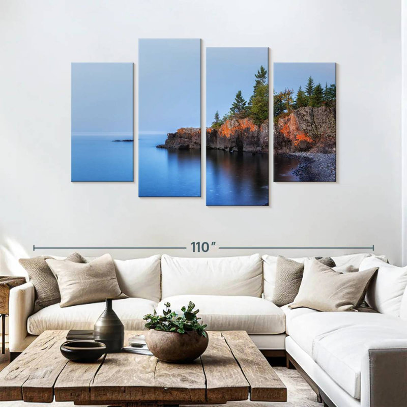 Alvord Calm Lake Superior, H 54 po x l 84 po