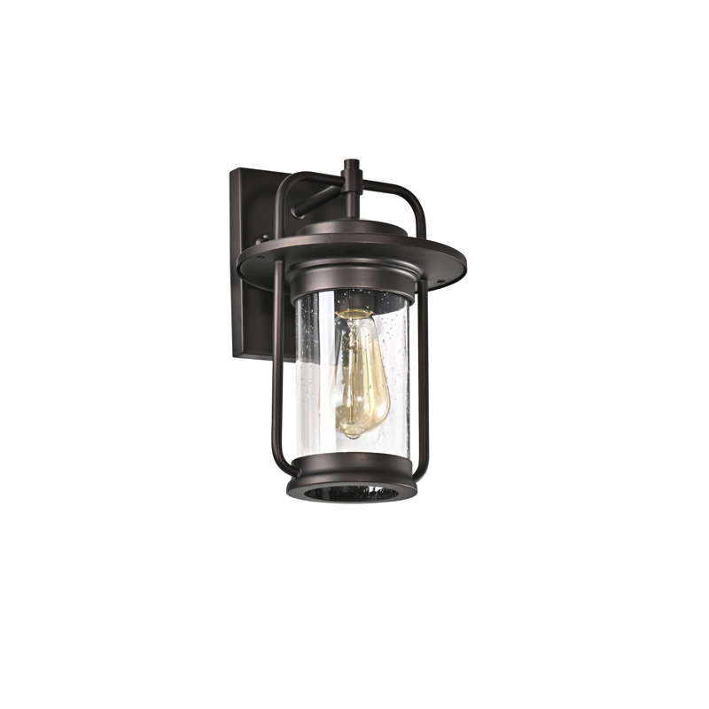 Bowerman Steel Wall Light, Rubbed Bronze