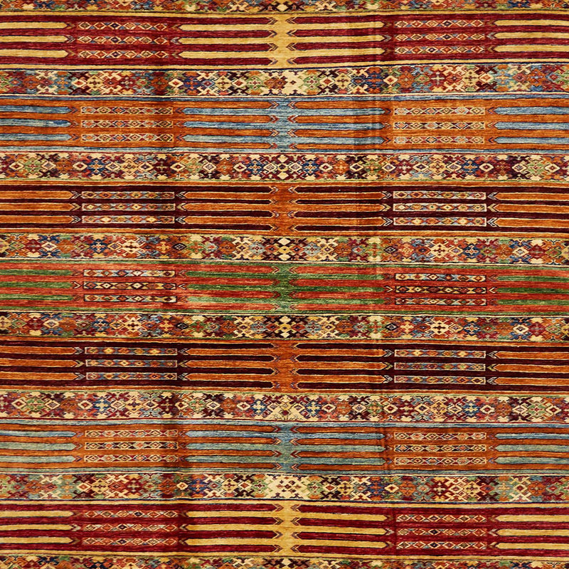 Tapis abstrait moderne 681, Carré 4 pi