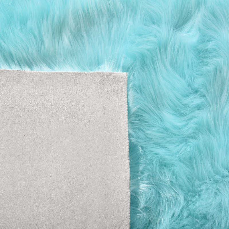 Kovanic Faux Sheepskin Indoor Rug, Rectangle  2' x 3'