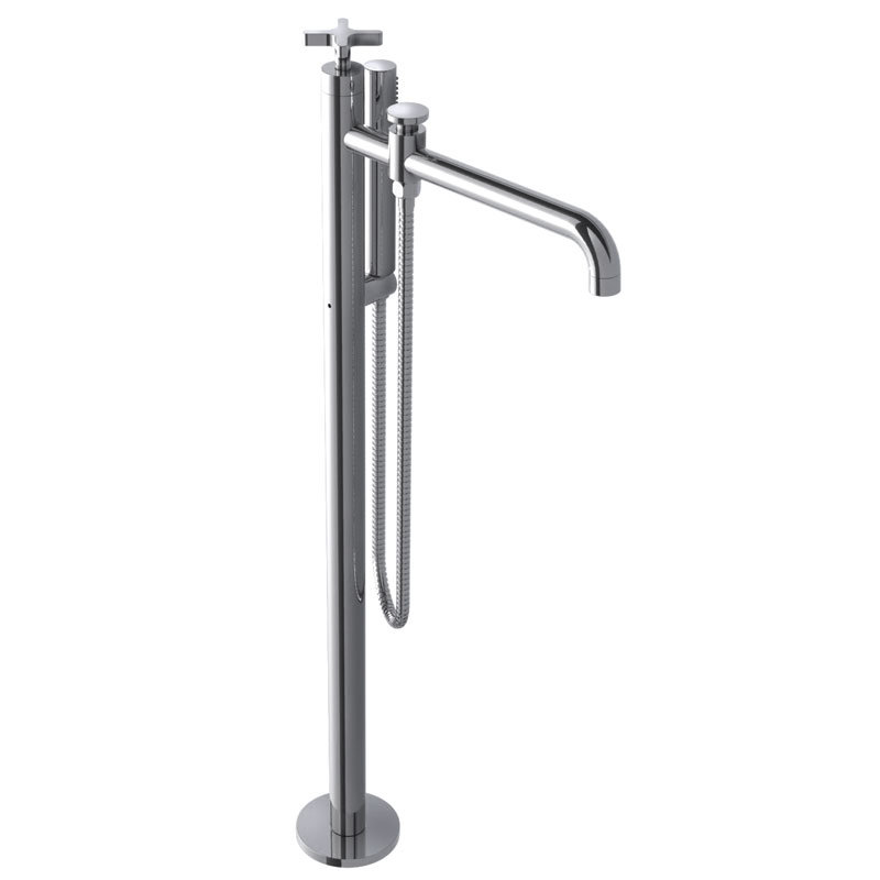 Kafka Tub and Shower Faucet, Brushed Nickel