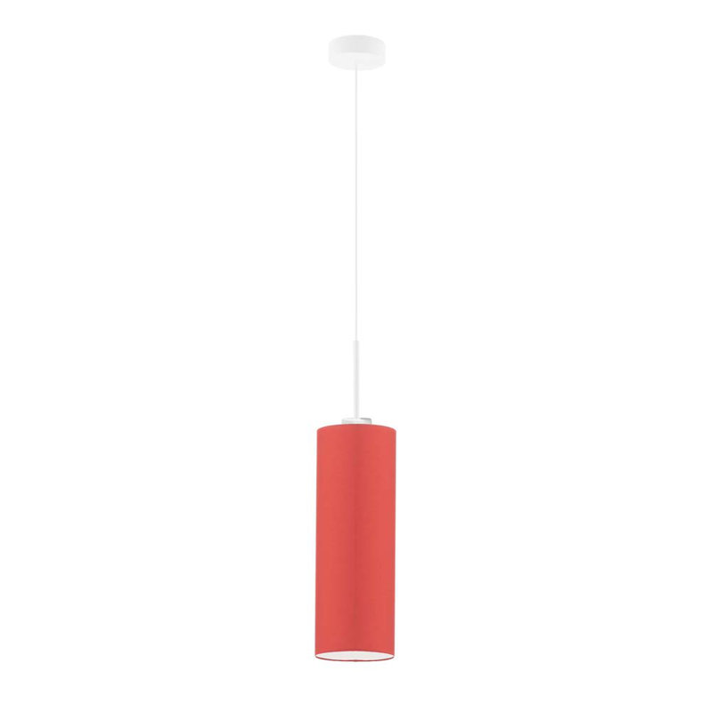 Avaia 1 - Light Single Pendant, White, Red