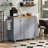 K&K Rolling Kitchen Island With Storage-734903028