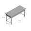 Crossings Metal Base Writing Desk
