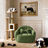 Louie 30.5" Dog Sofa Bed, Medium, Moss Green Fleeced Teddy