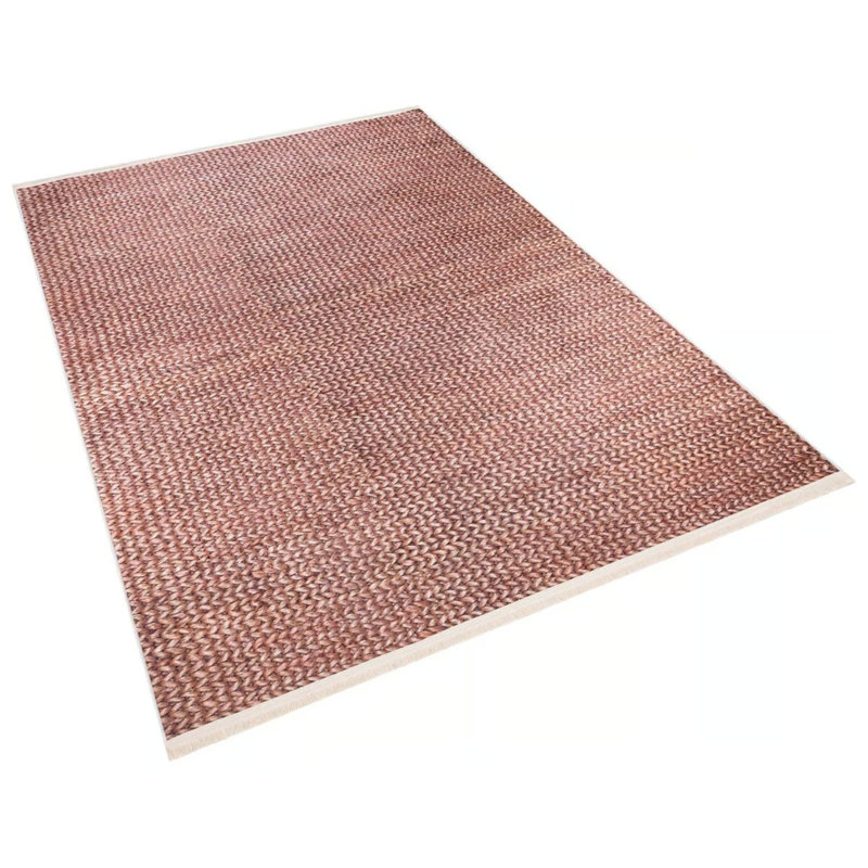 Tapis de couleur brune Gabrielle, Tapis de couloir 3 pi 3 po x 9 pi 10 po