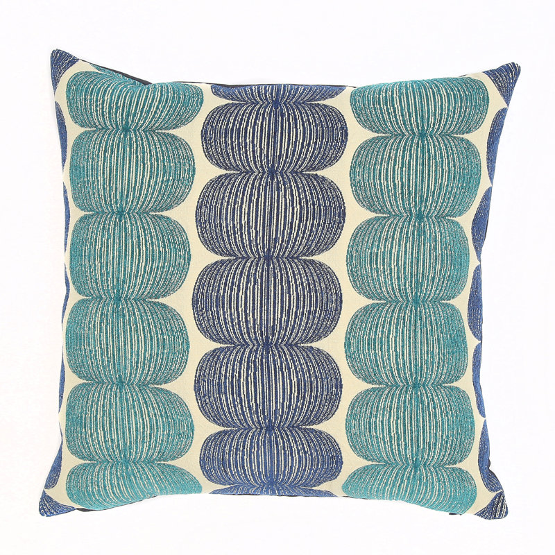Canton Square Pillow Cover & Insert, Snowcone