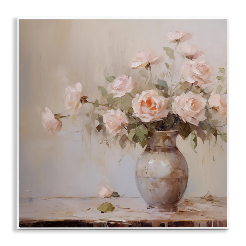 Plaque murale romantique bouquet de roses, design par Arlington Prints