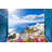Santorini Window View Canvas Art