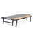 Chaise Lounge With Attached Wood Side Table, 1Pc-111457927