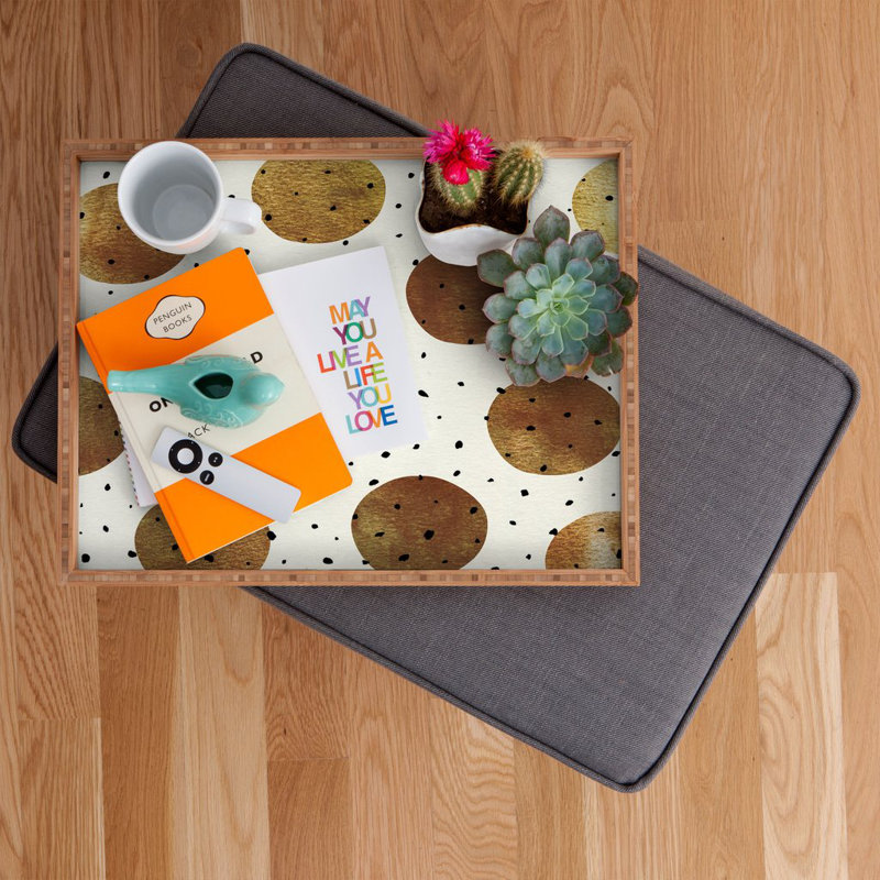 Plateau de table repose-pieds/café mixed points