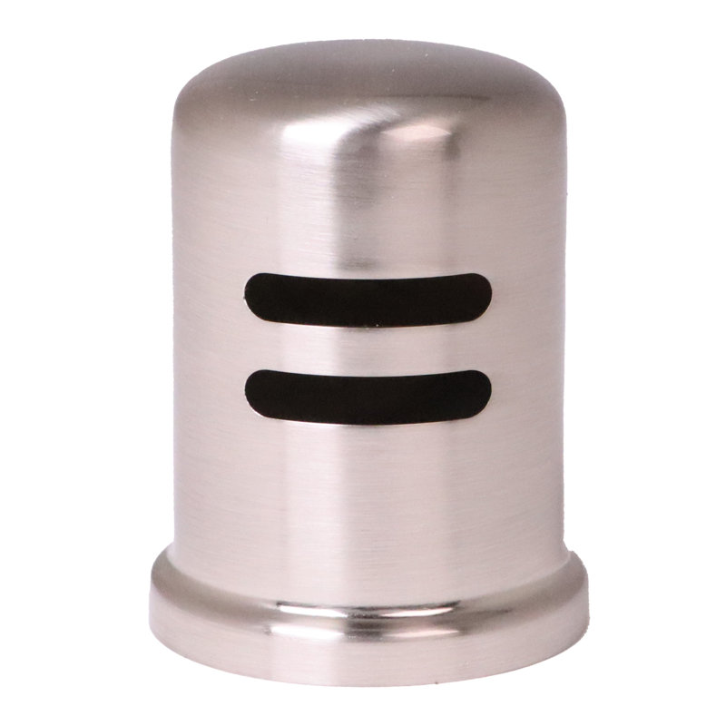 Jupe en laiton massif 1-3 - 4 po x 2-3 / 4 po avec jupe, Nickel satiné