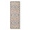 Wool Oriental Area Rug in Light Blue/Beige/Black