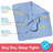 Washable Underpads 24" X 36" (Pack Of 4), Waterproof Reusable Heavy Absorbency Incontinence Bed Pads For Adults, Kids, Elderly And Pets, Bedwetting Pads For Sofa And Couch (Blue)