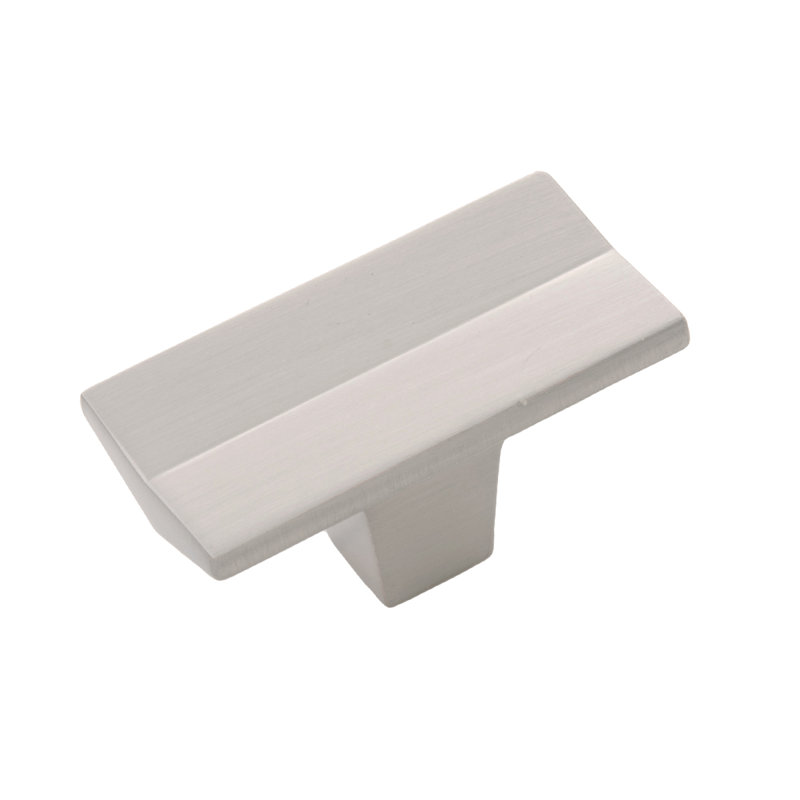 Avenue Rectangular Knob, Satin Nickel