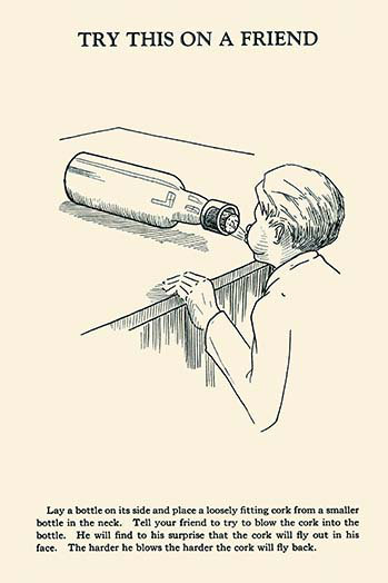 « try this on a friend-liègeed » par harry houdini, impression