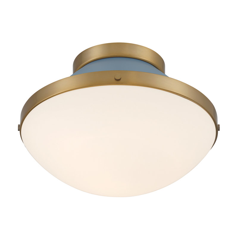 Plafonnier encastré 1 lumière Boldberg, Bleu