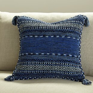 Blue Print Throw Pillows