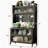 Metal storage shelf